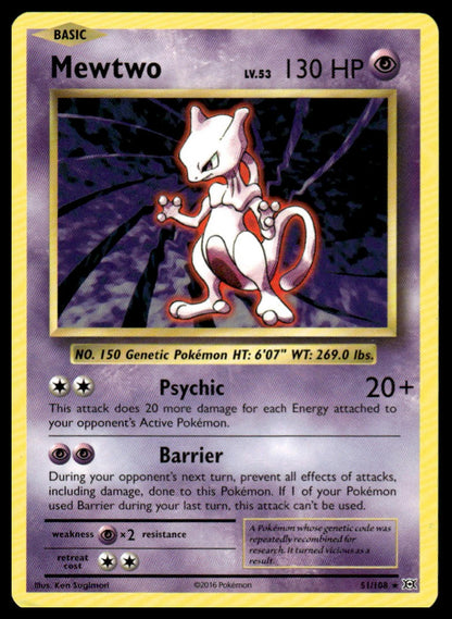 Pokemon TCG Mewtwo #51/108 XY - Evolutions