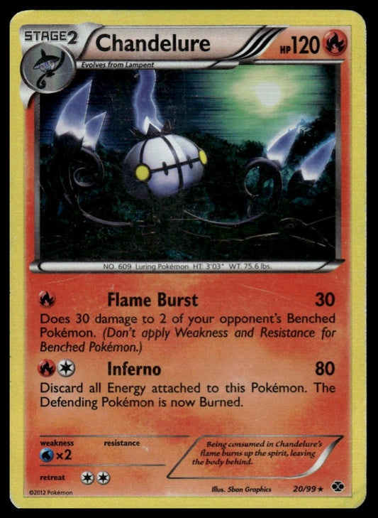 Pokemon TCG Chandelure #020/099 Blister Exclusives