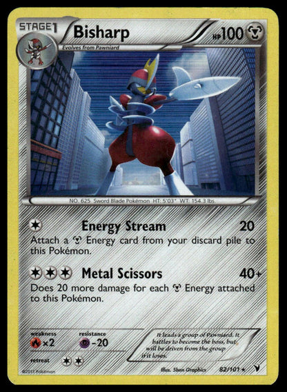 Pokemon TCG Bisharp (82) #82/101 Noble Victories