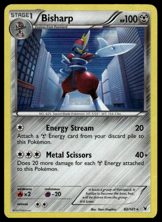 Pokemon TCG Bisharp (82) #82/101 Noble Victories