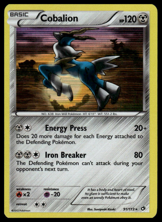 Pokemon TCG Cobalion #91/113 Legendary Treasures