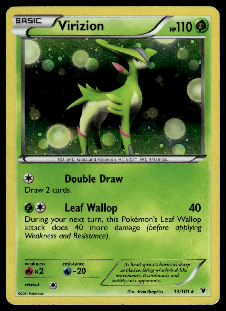 Pokemon TCG Virizion #013/101 Blister Exclusives