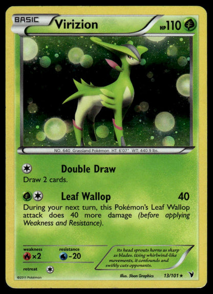 Pokemon TCG Virizion #013/101 Blister Exclusives