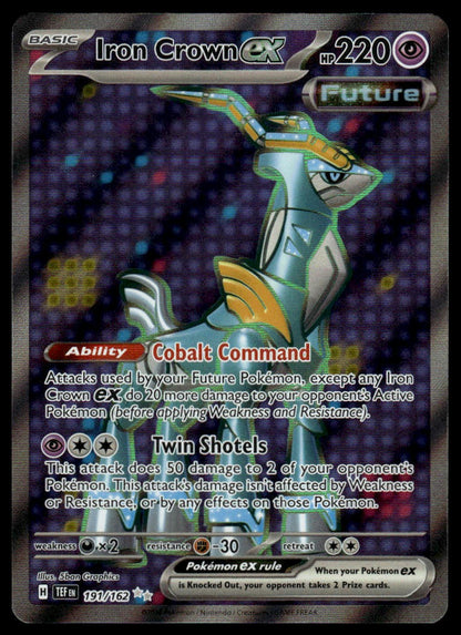 Pokemon TCG Iron Crown ex #191/162 SV05: Temporal Forces
