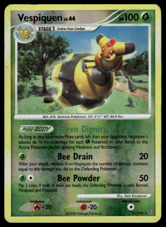 Pokemon TCG Vespiquen Reverse Holo #31/100 Stormfront