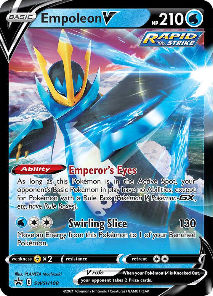 Pokemon Empoleon V SWSH108 SWSH Black Star Promos
