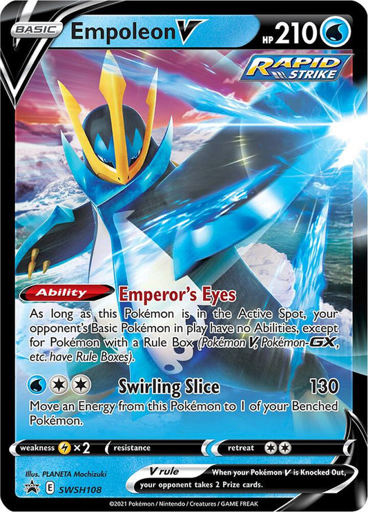 Pokemon Empoleon V SWSH108 SWSH Black Star Promos