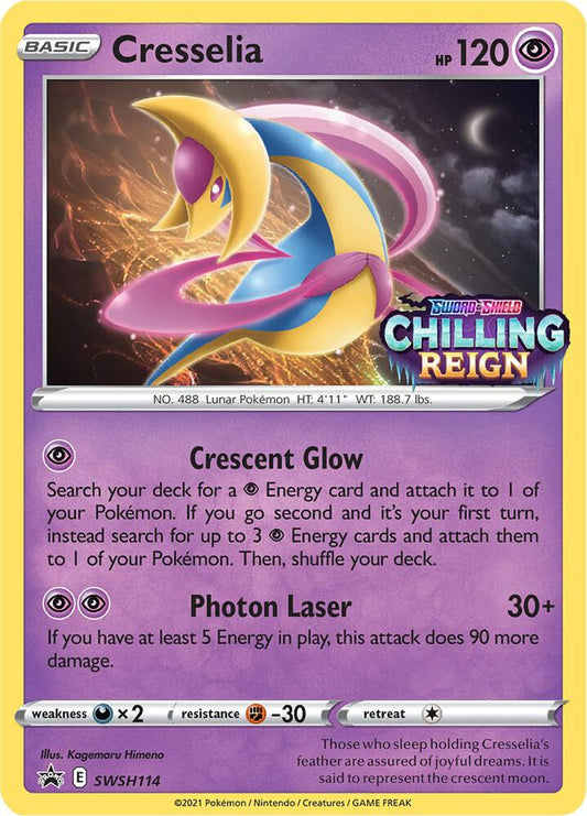 Pokemon Cresselia SWSH114 SWSH Black Star Promos
