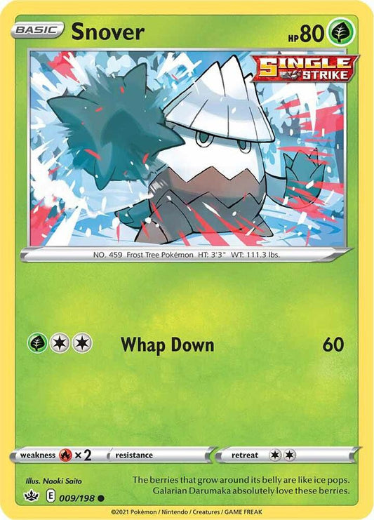 Pokemon Snover 9/198 Chilling Reign