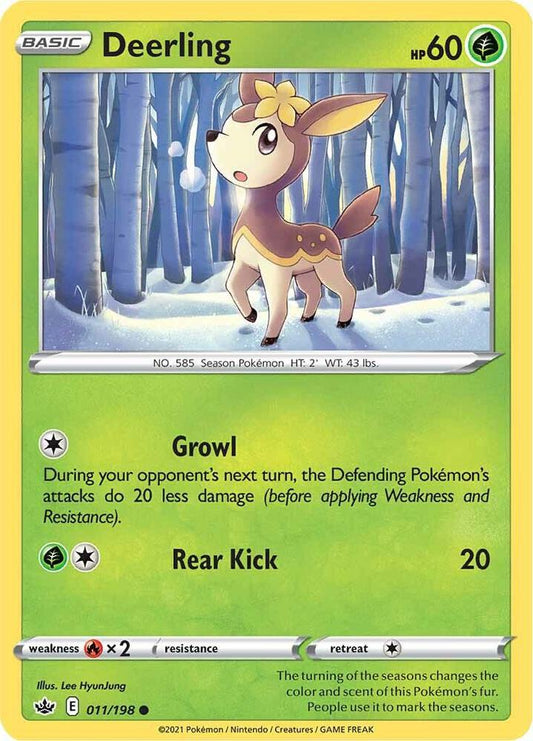 Pokemon Deerling 11/198 Chilling Reign