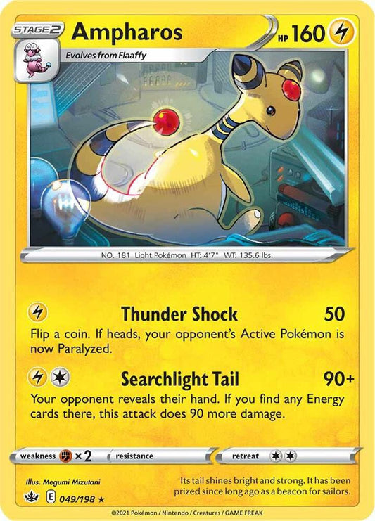 Pokemon Ampharos 49/198 Chilling Reign