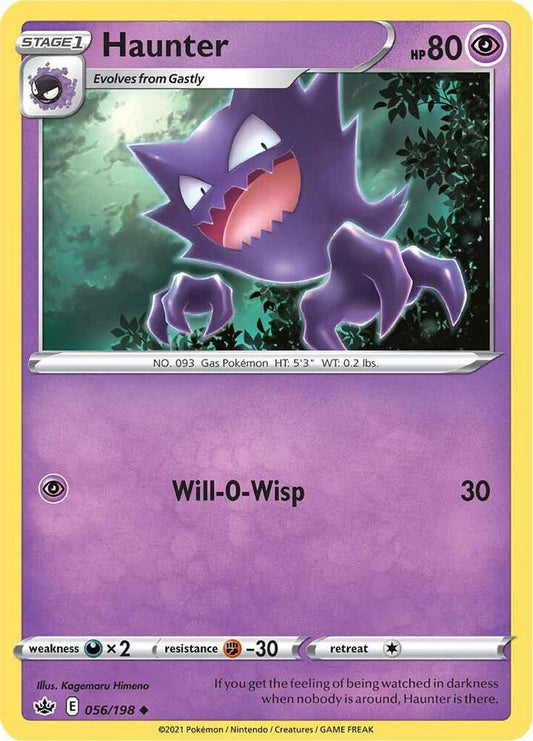Pokemon Haunter 56/198 Chilling Reign