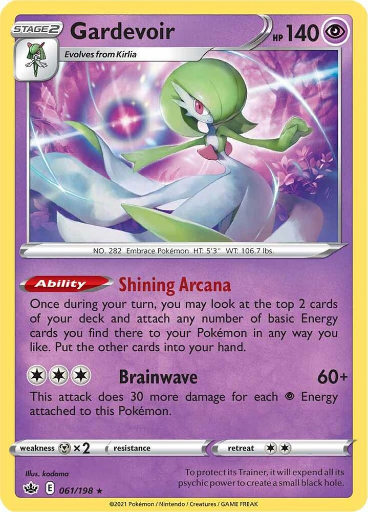 Pokemon Gardevoir 61/198 Chilling Reign