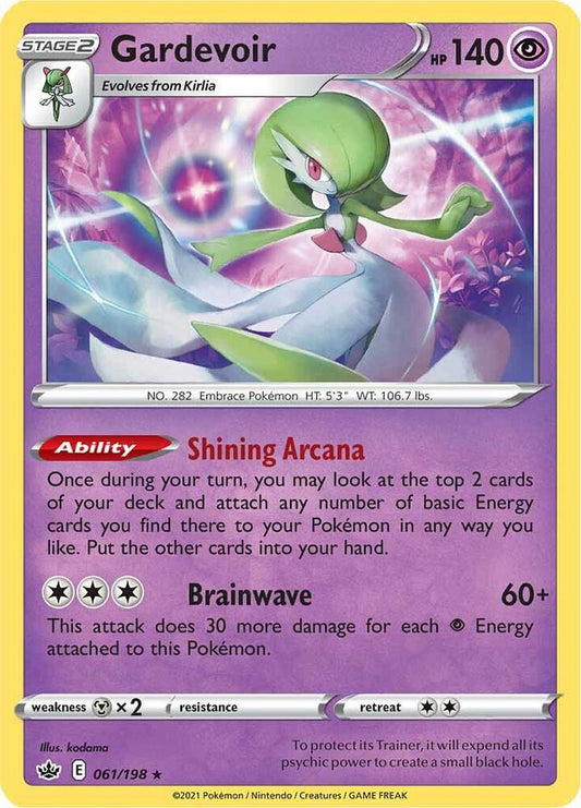 Pokemon Gardevoir 61/198 Chilling Reign