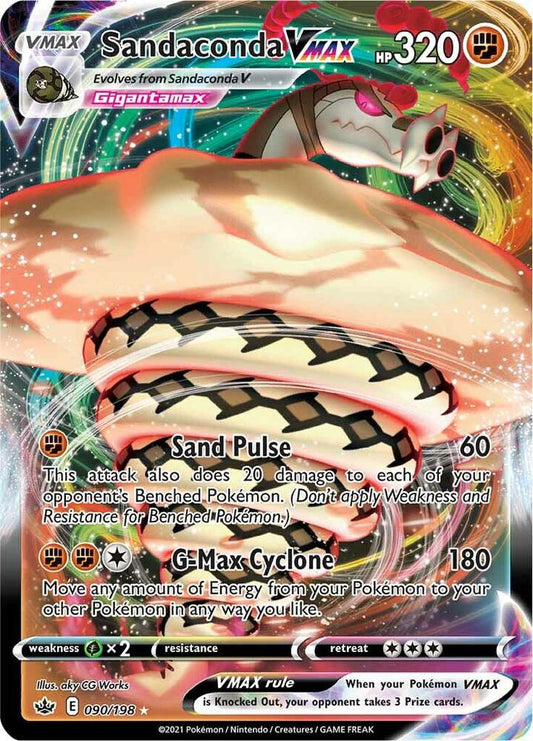 Pokemon Sandaconda VMAX 90/198 Chilling Reign