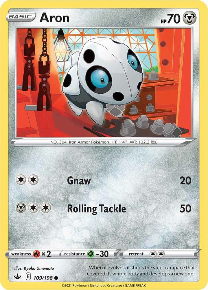 Pokemon Aron 109/198 Chilling Reign