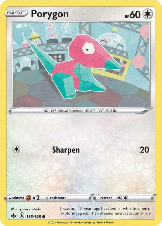 Pokemon Porygon 116/198 Chilling Reign