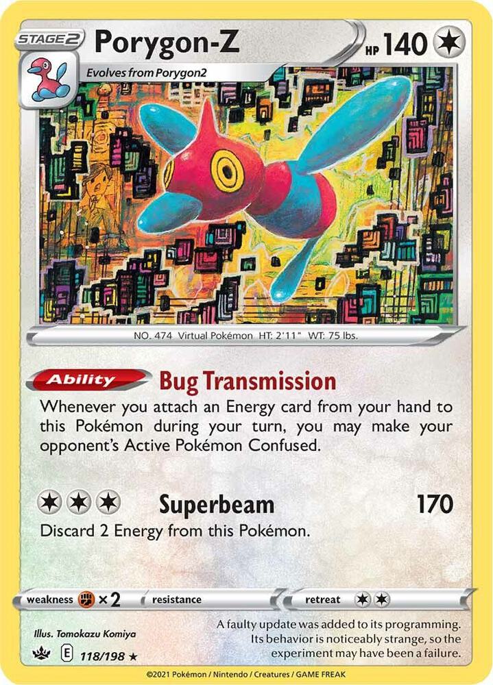 Pokemon Porygon-Z 118/198 Chilling Reign