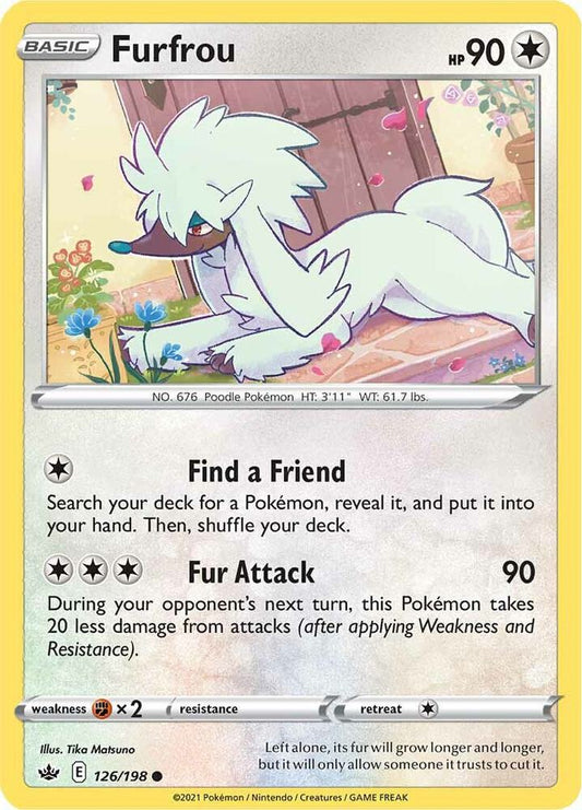 Pokemon Furfrou 126/198 Chilling Reign