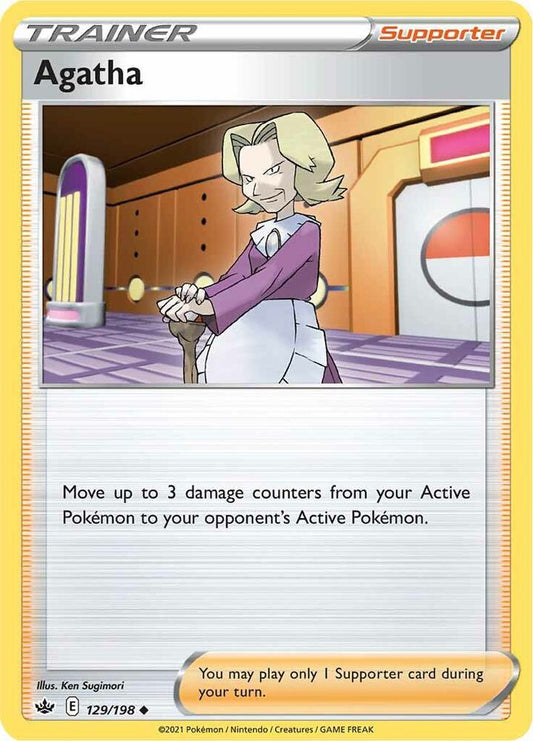 Pokemon Agatha 129/198 Chilling Reign