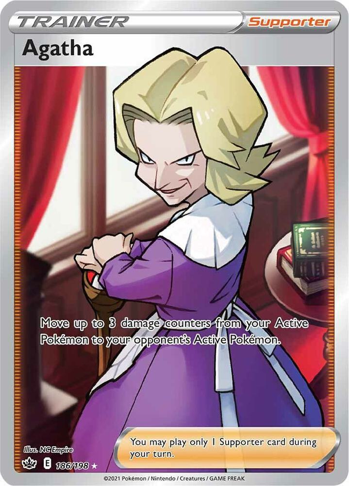 Pokemon Agatha 186/198 Chilling Reign
