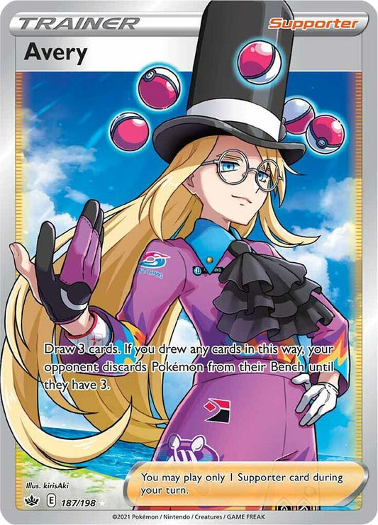 Pokemon Avery 187/198 Chilling Reign