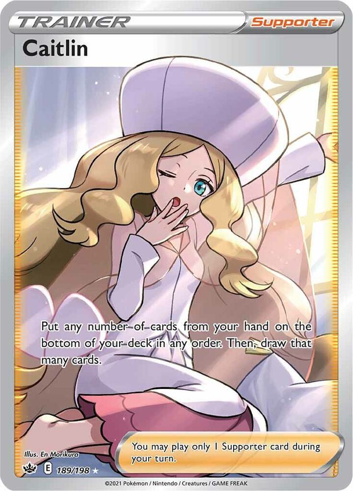 Pokemon Caitlin 189/198 Chilling Reign