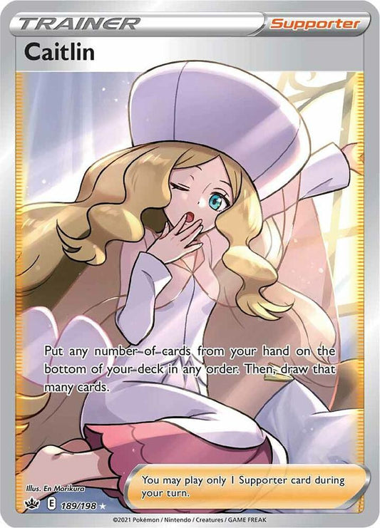 Pokemon Caitlin 189/198 Chilling Reign