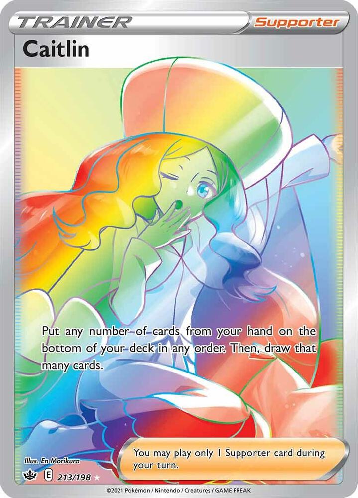Pokemon Caitlin 213/198 Chilling Reign