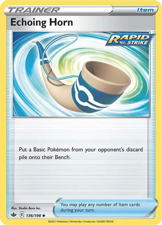 Pokemon Echoing Horn 136/198 Chilling Reign