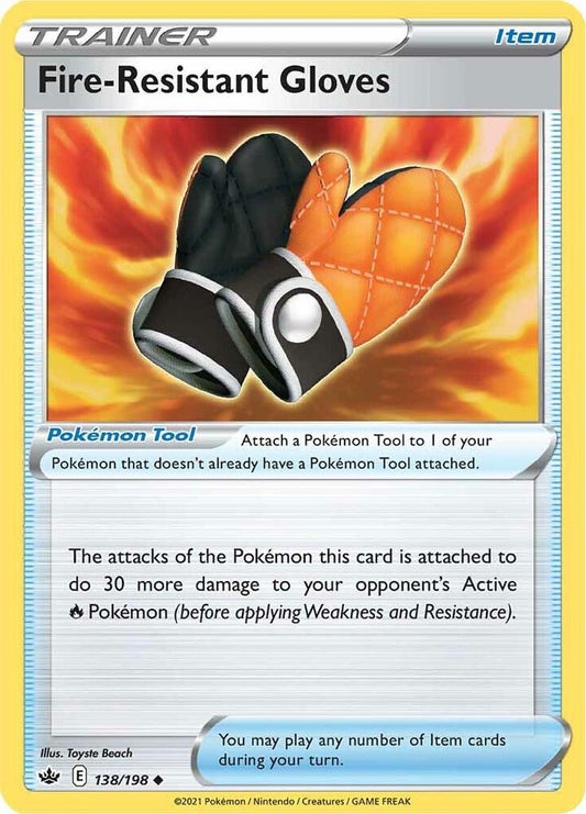 Pokemon Fire-Resistant Gloves 138/198 Chilling Reign