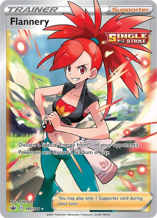 Pokemon Flannery 191/198 Chilling Reign