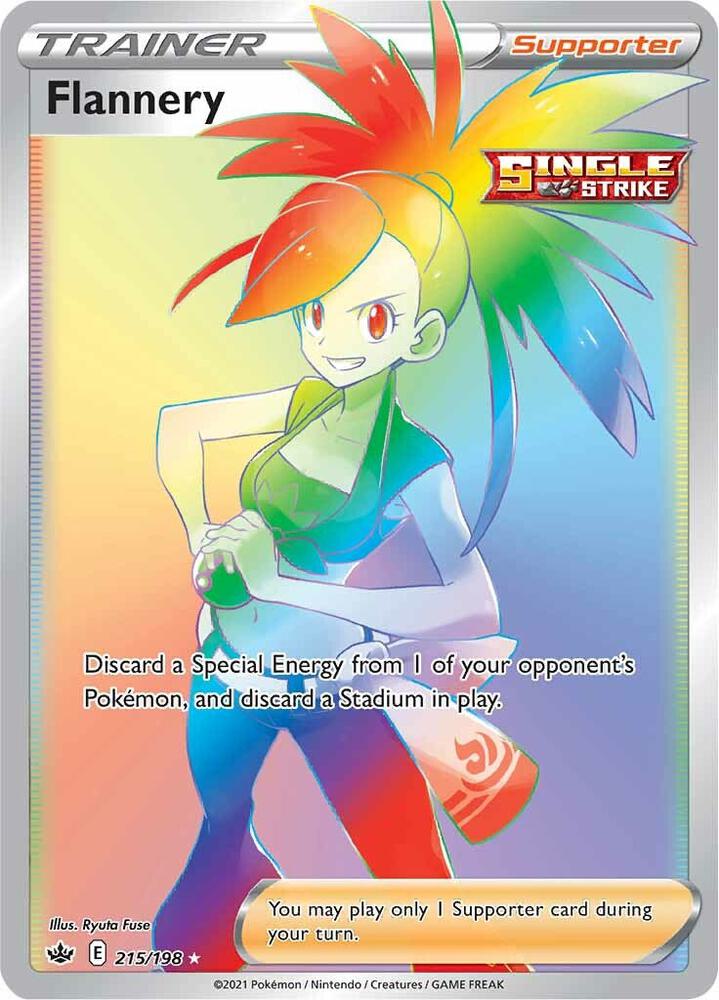 Pokemon Flannery 215/198 Chilling Reign