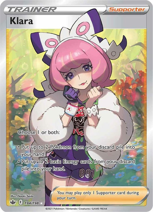 Pokemon Klara 194/198 Chilling Reign