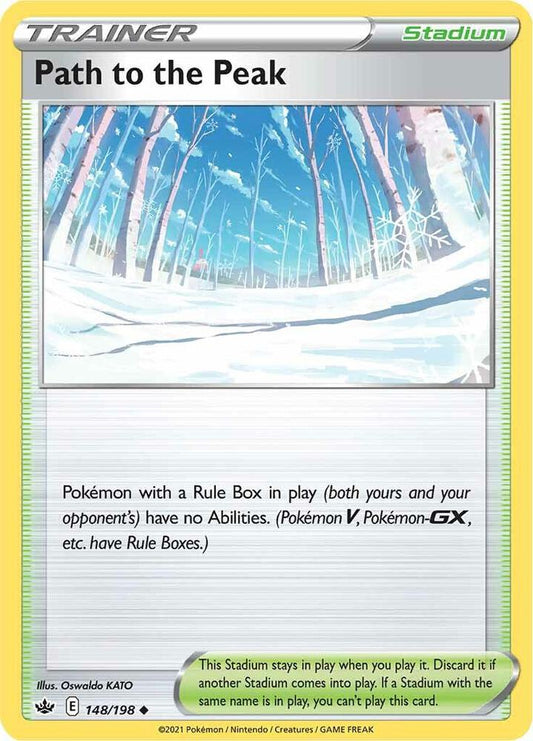 Pokemon Path to the Peak 148/198 Chilling Reign