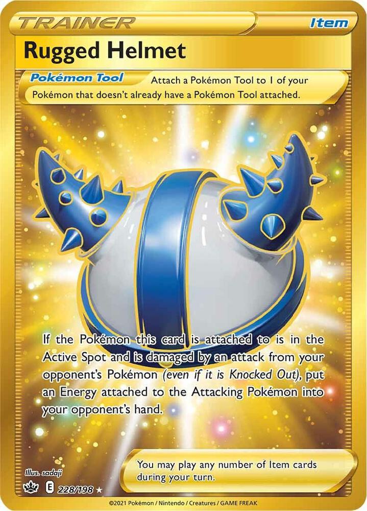 Pokemon Rugged Helmet 228/198 Chilling Reign
