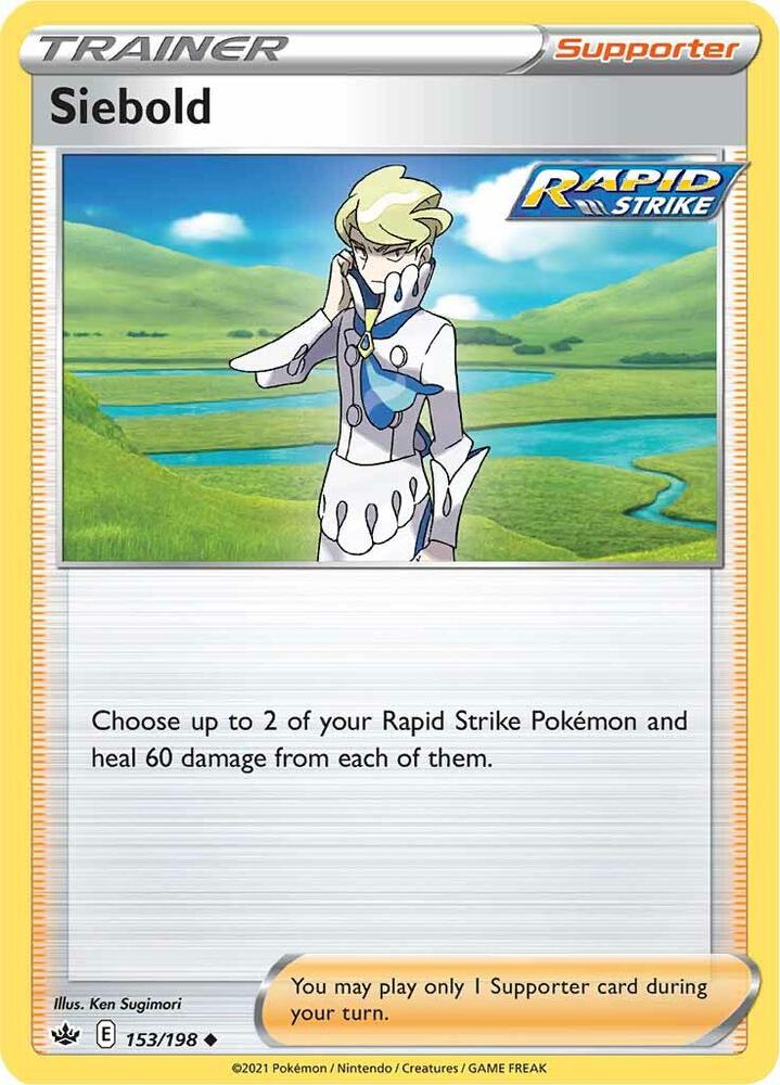 Pokemon Siebold 153/198 Chilling Reign