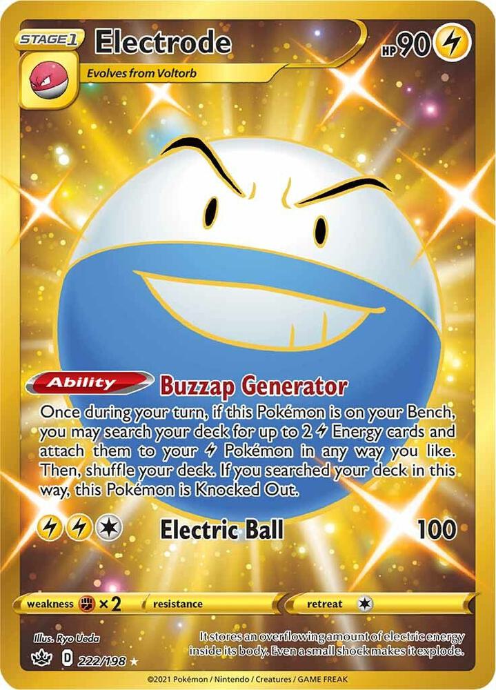 Pokemon Electrode 222/198 Chilling Reign