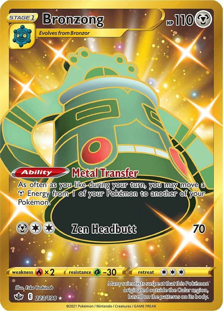 Pokemon Bronzong 223/198 Chilling Reign