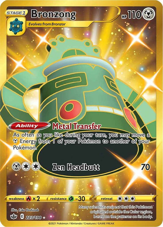 Pokemon Bronzong 223/198 Chilling Reign