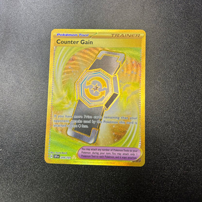 Pokemon TCG Counter Gain (Gold) 249/191 Surging Sparks