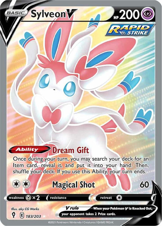 Pokemon Sylveon V 183/203 Evolving Skies