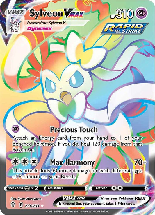 Pokemon Sylveon VMAX 211/203 Evolving Skies