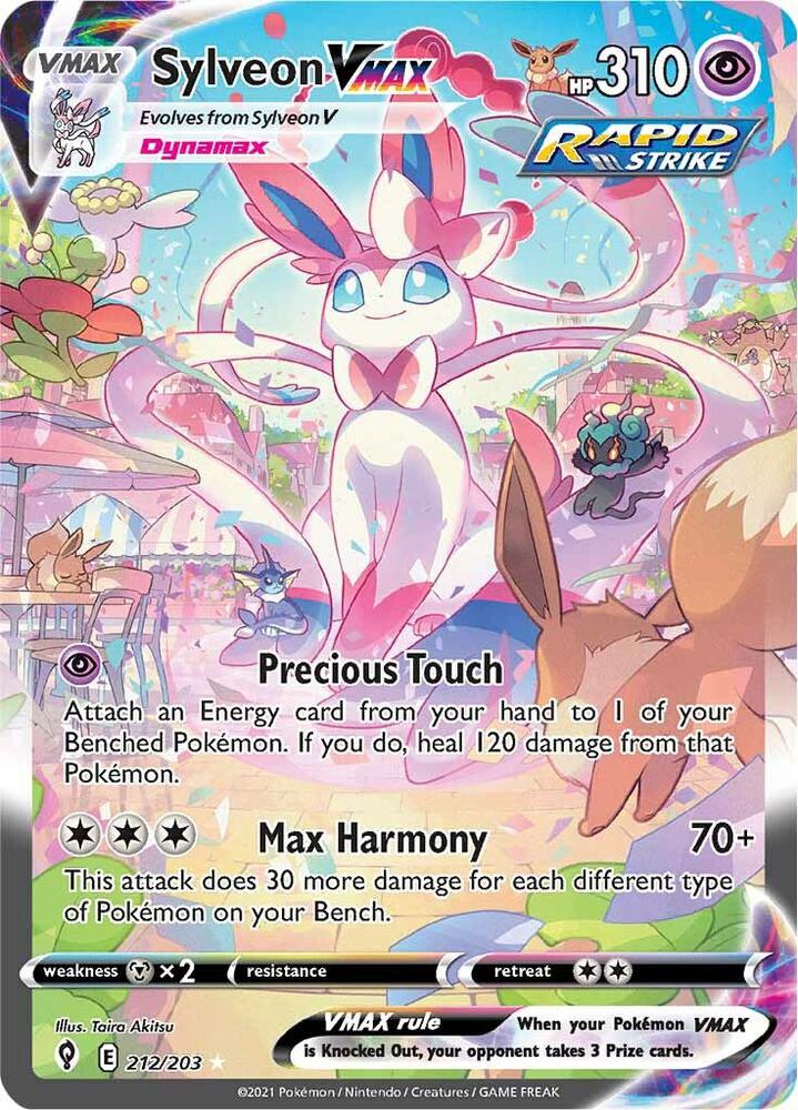 Pokemon Sylveon VMAX 212/203 Evolving Skies