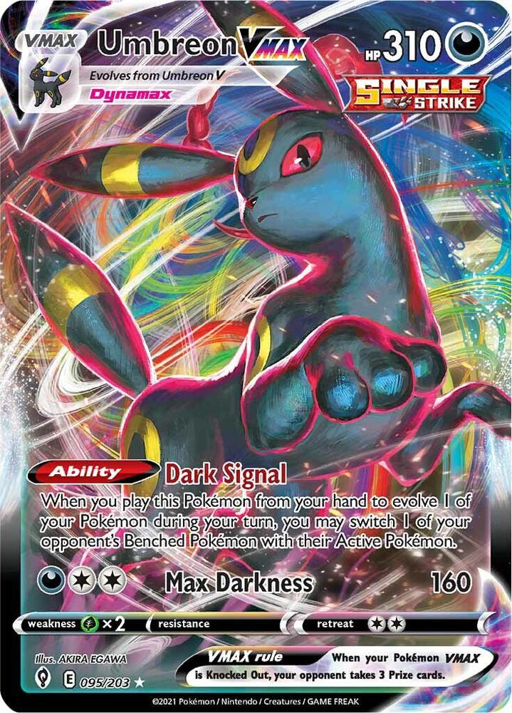 Pokemon Umbreon VMAX 95/203 Evolving Skies