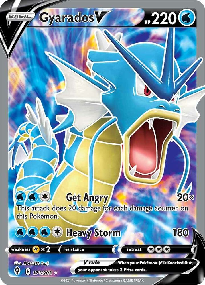 Pokemon Gyarados V 171/203 Evolving Skies