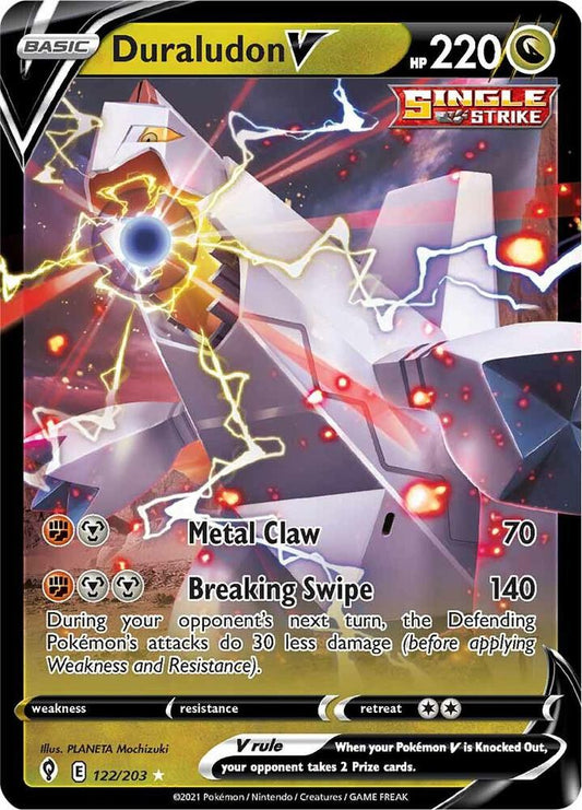 Pokemon Duraludon V 122/203 Evolving Skies