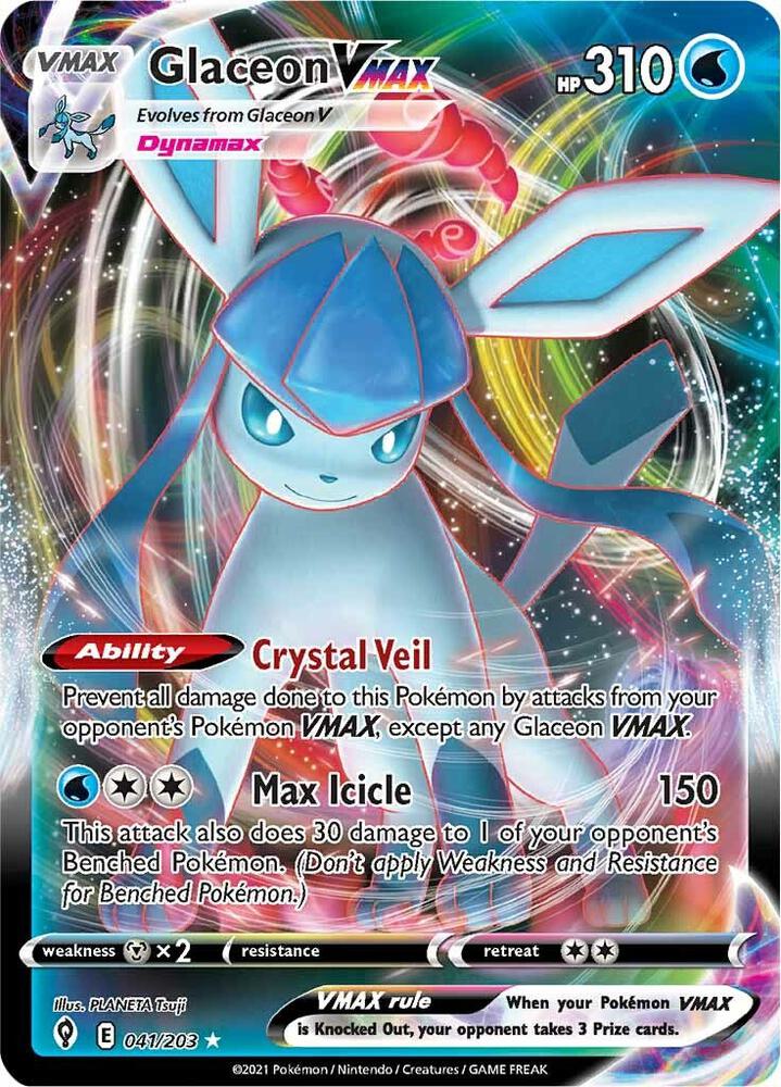 Pokemon Glaceon VMAX 41/203 Evolving Skies