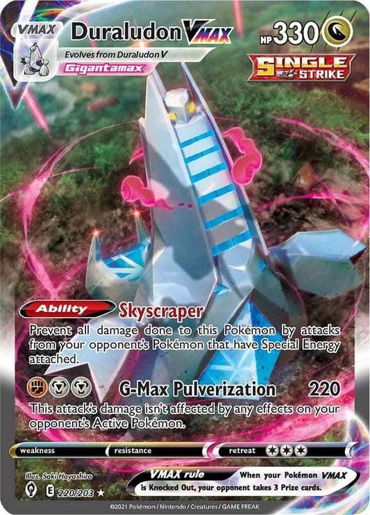 Pokemon Duraludon VMAX 220/203 Evolving Skies