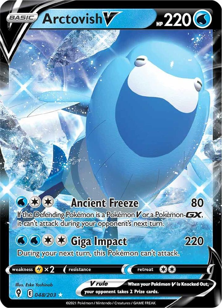 Pokemon Arctovish V 176/203 Evolving Skies